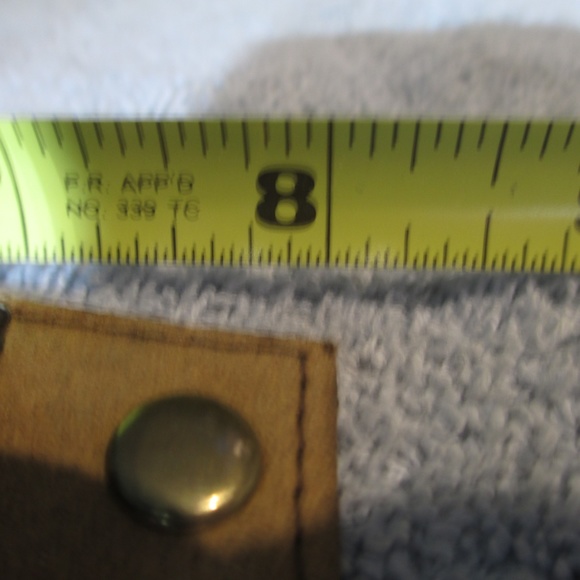 Vintage 8 Inch Stylish Leather & Chains Bracelet - Picture 6 of 6